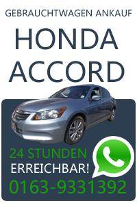 Autoankauf Honda Accord - Benzin und Diesel LPG Erdgas