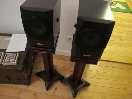 Combak Harmonix Reimyo Bravo High End Kompaktlautsprecher mit Dinosaur Ständer
