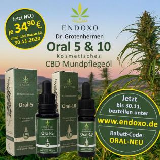 Oral-5 Kosmetisches Mundöl mit CBD 20 ml