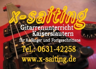 X-saiting Gitarrenunterricht in Kaiserslautern
