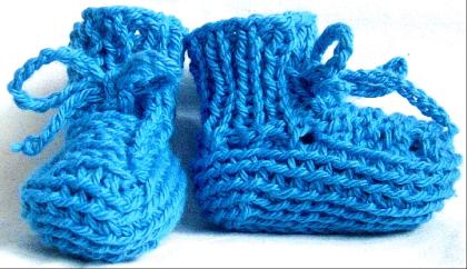 Erstlingsschuhe Babyschuhe gestrickt