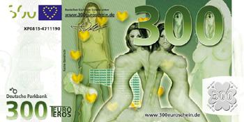Teuro erotische Scherzbanknoten
