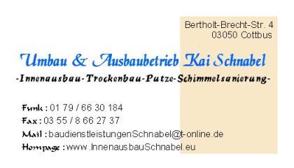 Um- und Ausbaubetrieb mit fairen Preisen