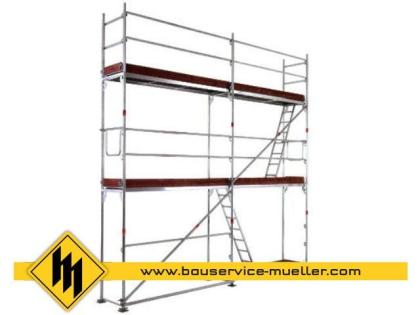 Neu Gerüst Baugerüst - Komplett Layher Blitz 73 ALU - Sonderposten