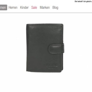 NEU VENTURINI MILANO GELDBÖRSE SCHWARZ ECHTES LEDER