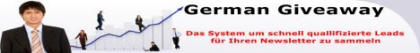 Der German Giveaway öffnet seine Pforten