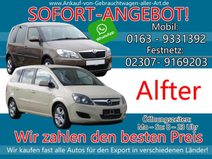 Kaufe jedes Auto Alfter Ankauf von Autos Alfter - Fairen Preis verkaufen