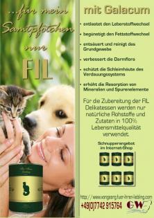 NEU Katzen und Hunde Delikatessen mit Galacum NEU