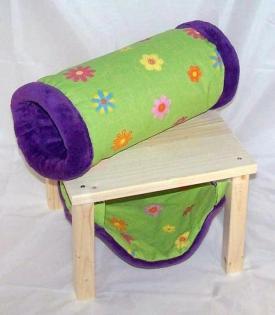 Kuschelsachenset 3 Teile bunte Blumen f. Meerschweinchen Chinchilla Kleintier