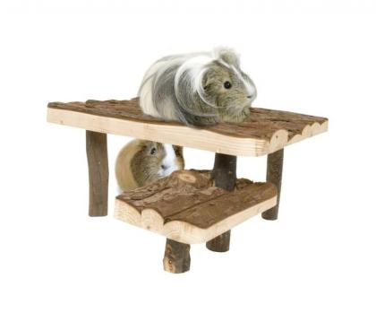 Unterstand mit Treppe für Meerschweinchen Kleintiere Nager