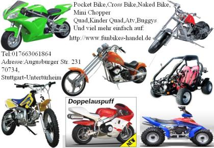 Pocket bike cross bike Rocket Bike Quad Kinder Quad Atv Kinder Atv Roller Choppe