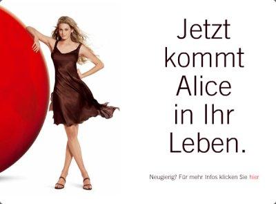 Jetzt bei Alice DSL 59 Euro sparen und 20 EUR Startguthaben sichern