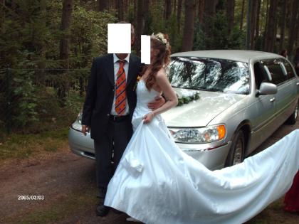 Zeiteiliges Brautkleid Gr. 34