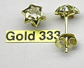 GOLDSTERNOHRSTECKER GOLD 333