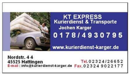 KT EXPRESS Kurierdienst Transporte
