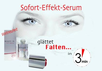 Falten Serum glättet Falten in 3 Minuten