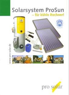 Solaranlage zur Warmwasserbereitung NEU ab 2250 -Euro