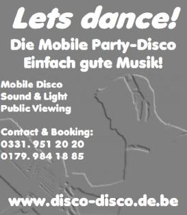 Lets dance Die Mobile Party-Disco-Einfach gute Musik