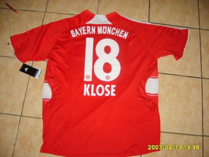 Bayern Trikot 07/08 Ribery Toni Klose Neu und Ovp