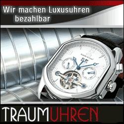 Traum-Uhren bis 75 günstiger - Euro 20 geschenkt