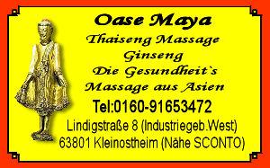 Ginseng Thaiseng Massage asia Gesundheits Rückenprobleme Gutschein