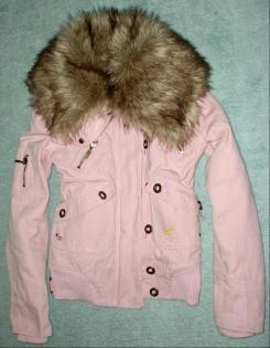 Original KHUJO Winterjacke mit Pelzkragen