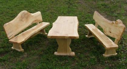 Holzmöbel Gartenmöbel Einrichtung aus Echtholz günstig massiv rustikal