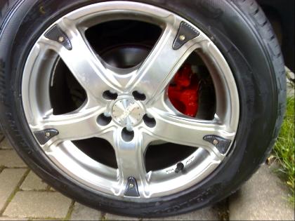 Verkaufe meine Alufelgen der Marke PLATIN p44 hyperbright Hankook Ventus Prime