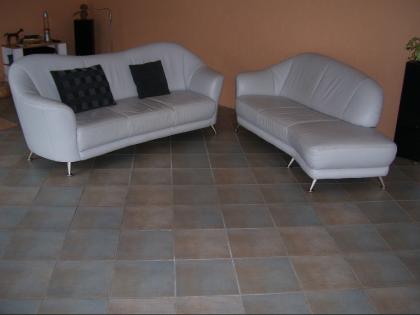 Leder Couch 3-u. 2 Sitzer
