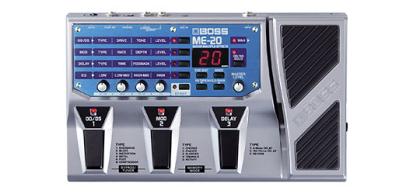 BOSS ME-20 GITARREN MULTI-EFFEKT-PEDAL -NEU-