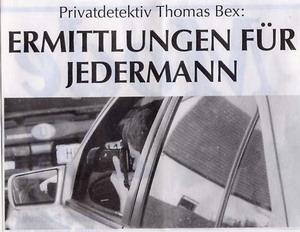 Privatdetektiv Thomas bex