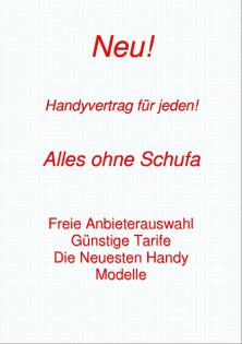 Handyvertrag DSL Anschluss ohne Schufa Handy ohne Schufa/Bonitätsprüfung.