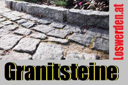 Granitsteine in grossen Mengen