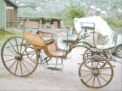 Historischer Jagdwagen 2-u. 4spännig zu fahren 6-Sitzer Schmuckstück