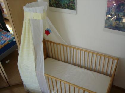 Babybett 140x70 mit Himmel