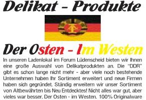 Der Osten - Im Westen