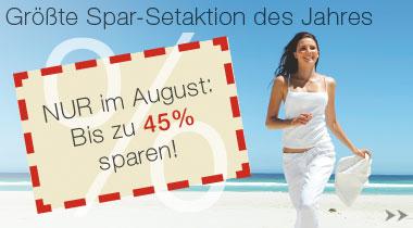 Den Sommer genießen . Die größte Sparaktion des Jhres