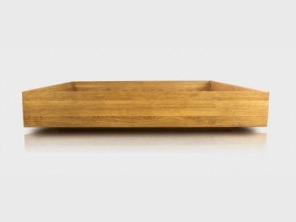 REINER EICHENBETT BETT AUS MASSIVHOLZ LATTENROST AUS KIEFERNHOLZ 200x200x38cm
