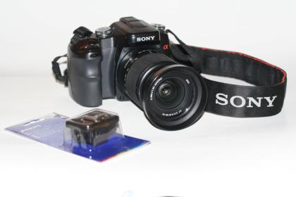 Sony Alpha A100 Kamera Blitzadapter