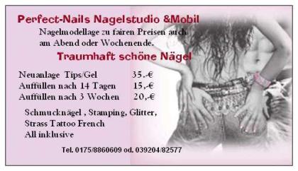 Nagelstudio Perfect-Nails -Hohenwarsleben