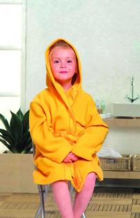 Kinderbademantel mit Kapuze div. Farben und Größen Microfaser