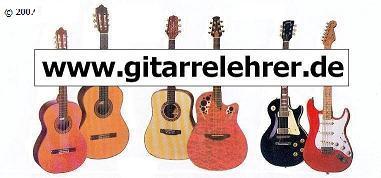 GITARREN - UNTERRICHT in Berlin Nähe U7 / U8 oder ONLINE weltweit