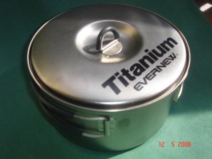 Titan-Geschirr extrem leicht TITANIUM EVERNEW