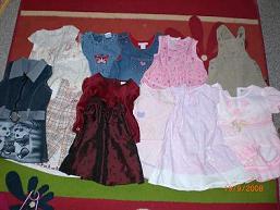70 TEILIGES BEKLEIDUNGSPAKET FÜR MÄDCHEN GR. 68-86