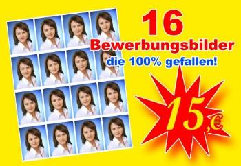 16 Bewerbungsbilder die 100 gefallen