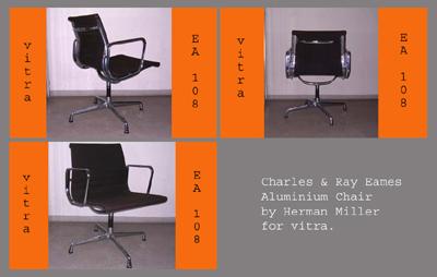 6 x Original Alluminium Group Stuhl EA 108 Charles Ray Eames vitra Original