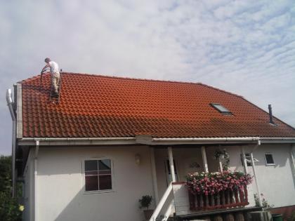 Dachreinigung. Dachbeschichtung