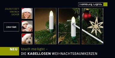Kabellose Weihnachtsbaumkerzen