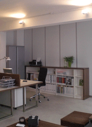 Arbeitsplatz im hamburger schanzenviertel