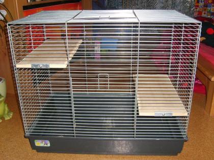 Großer Nagerkäfig für Chinchilla Frettchen Ratten